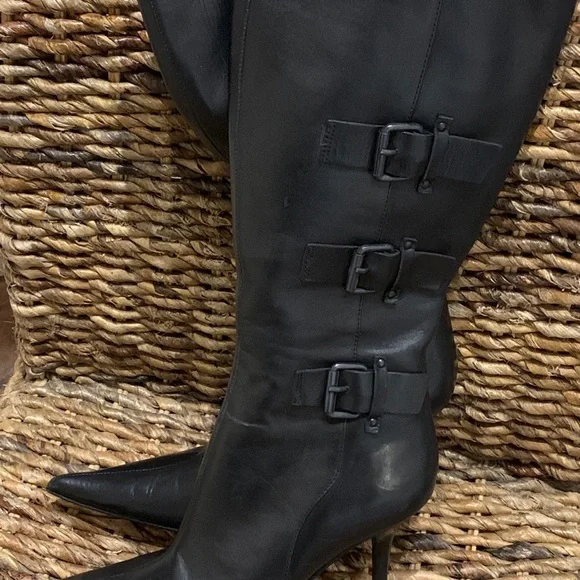 Gorgeous black high heels boots, size 37 - Picture 2 of 7